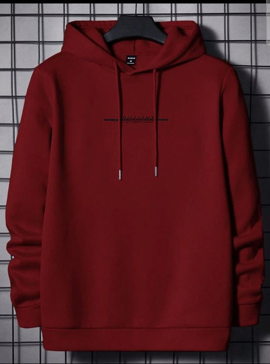 Oversized Premium Hoodie red colour