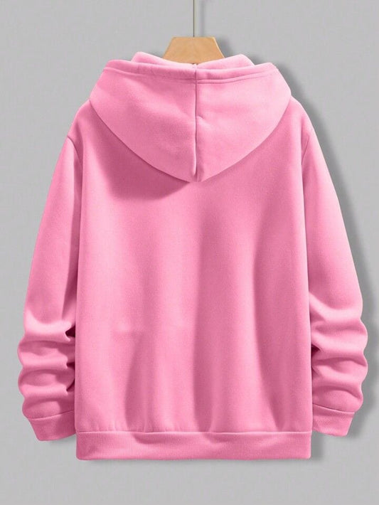 Oversized Premium Hoodie pink colour
