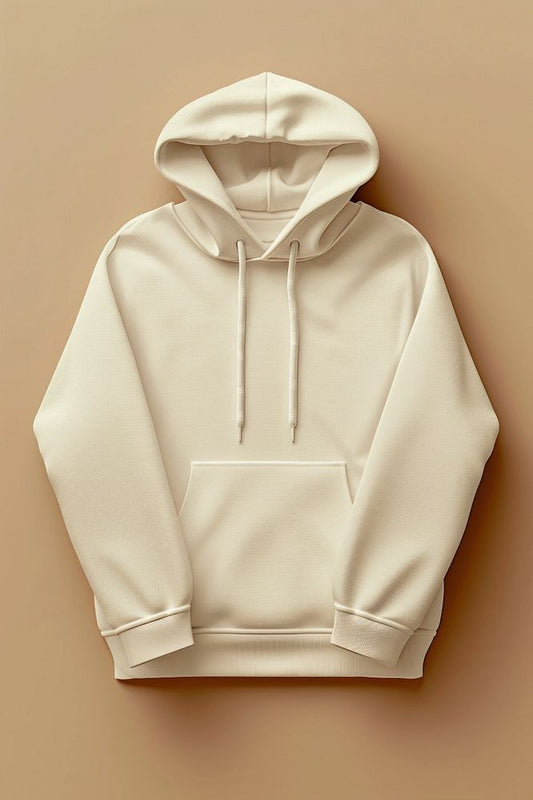 Oversized Premium Hoodie beige colour