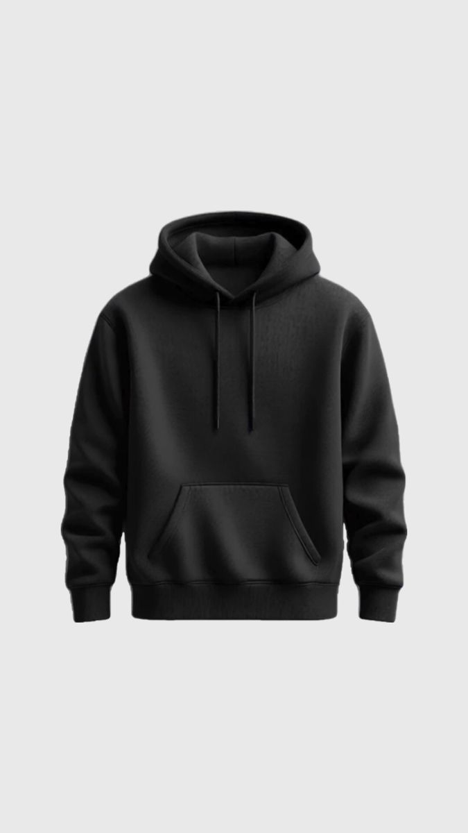 Premium Black Hoodie