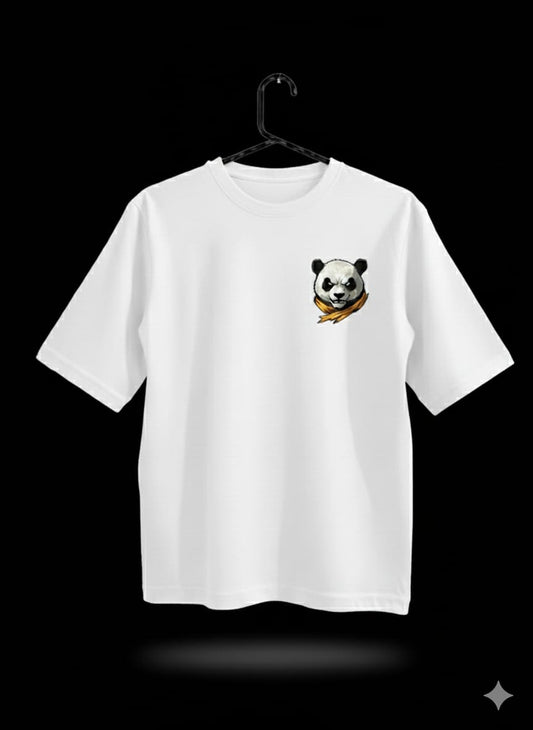 Oversized Panda white T-Shirt