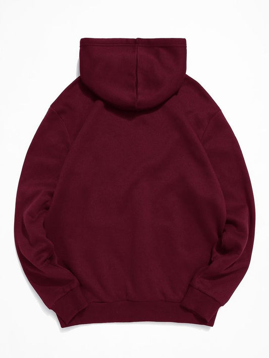 Oversized  Premium Hoodie maroon colour