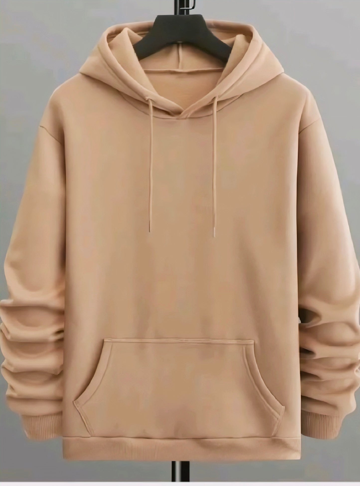 Oversized Premium Hoodie bronze colour