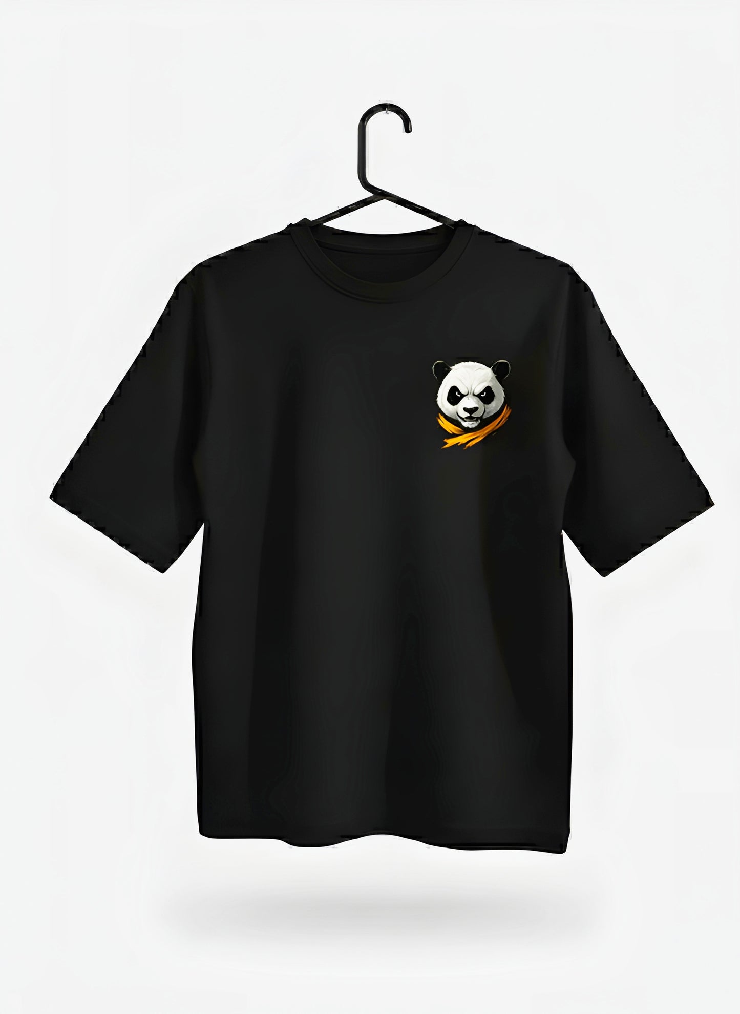 Oversized Panda black T-Shirt